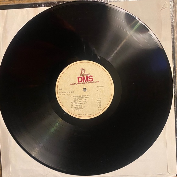 diamond d Other - DIAMOND D & THE PSYCHOTIC Neurotics Stunt Blunts & Hip Hop Vinyl Acetate  Used
